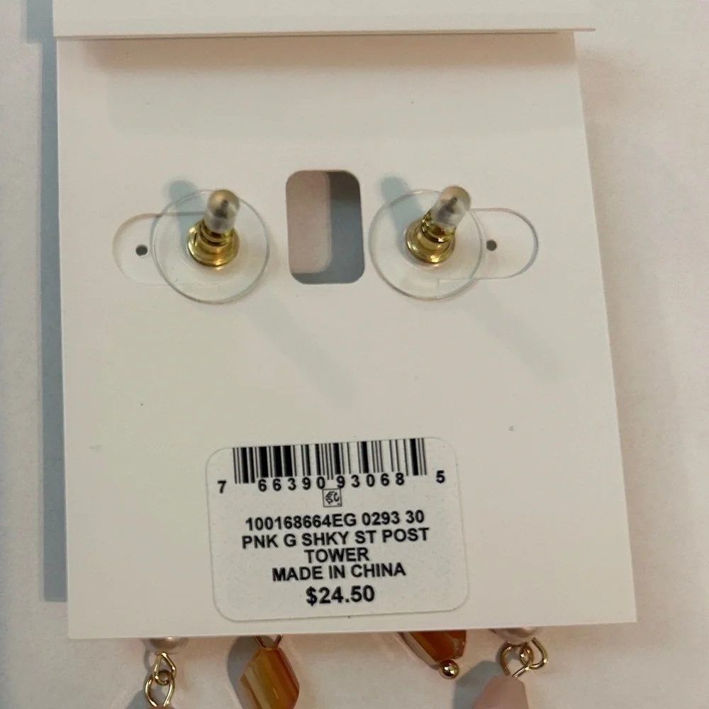 NWT Style & Co. Gold and Orange Bohemian Earrings